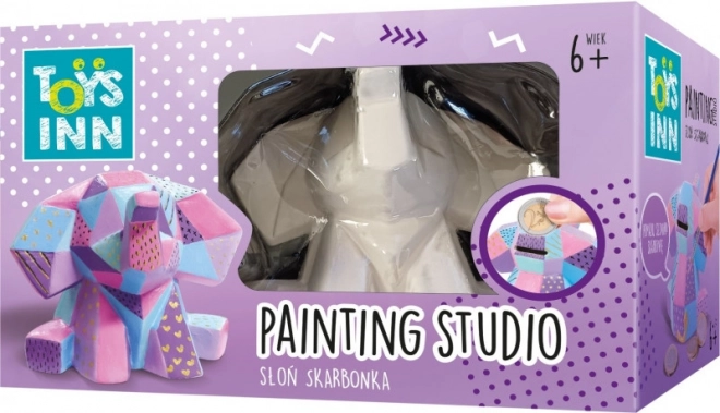 Figur Elefant Spardose zum Ausmalen