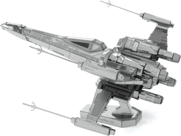 Metall-3D-Modell STAR WARS: Poe Damerons X‑Wing Fighter