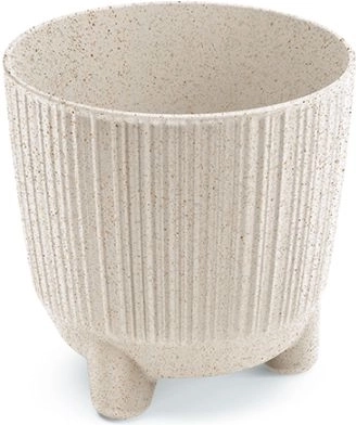 Blumentopf Ryfo N Eco Wood 10,7 cm weiß