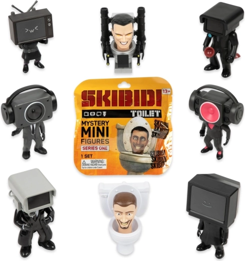 Skibidi Toilet Mystery-Minifigur