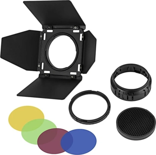Godox BD-10 Klappen (Barn Doors) und Farbfilter für AD300Pro