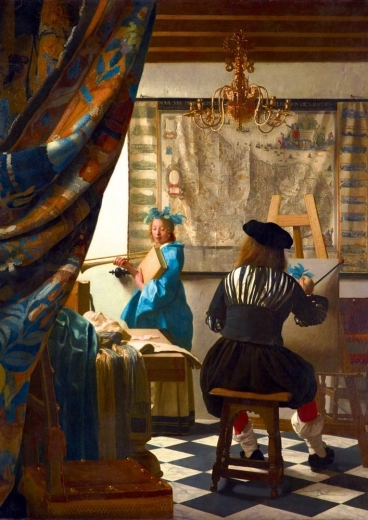 Bluebird Puzzle Kunst der Malerei (Allegorie der Malerei) 1000 Teile