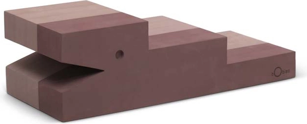 bObles Krokodil M Vintage Rose – sensorisches Balance-Spielzeug aus EVA-Schaum