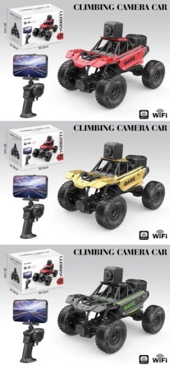 Geländetauglicher RC-Crawler CLIMB mit WLAN-Kamera, schwarz