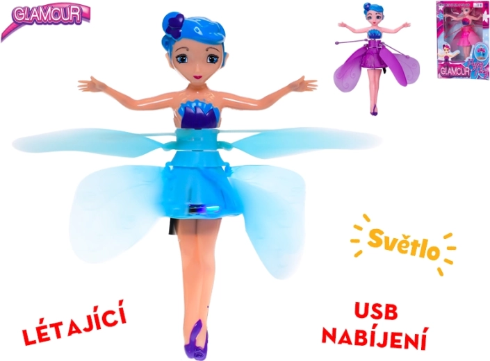 Fliegende Feenpuppe mit Lichteffekten