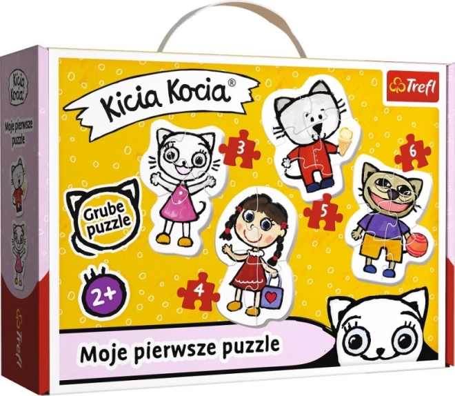 Mein erstes Puzzle KICIA KOCIA TREFL Baby 2+