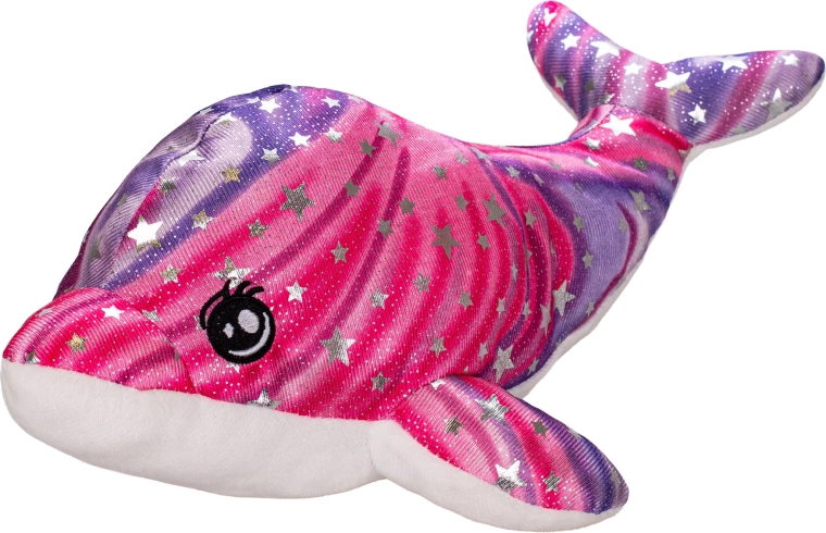 Glitzernder Plüschdelfin 30 cm