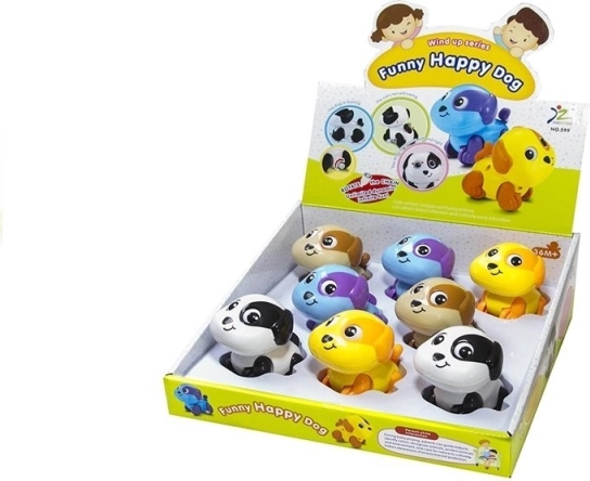 Aufzieh-Hündchen – bewegliches Spielzeug für Kinder
