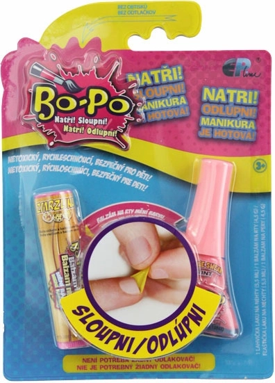 Set Nagellack und Lippenbalsam Bo-Po