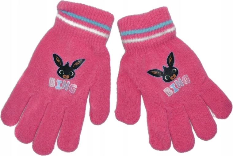Rosa Kinderhandschuhe Bing – 1 Stück