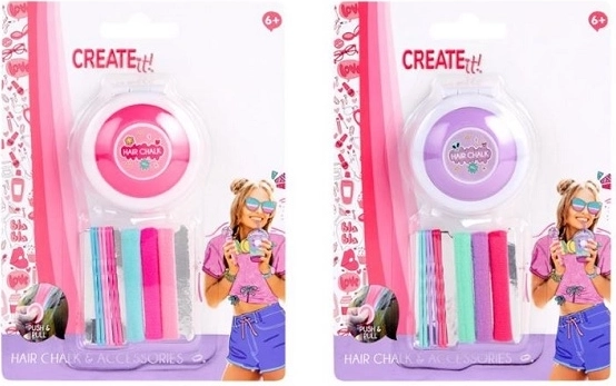 Create it! Haarkreide mit Styling-Accessoires
