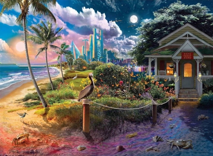 Norimpex Malen nach Zahlen Strandhaus 40 × 50 cm