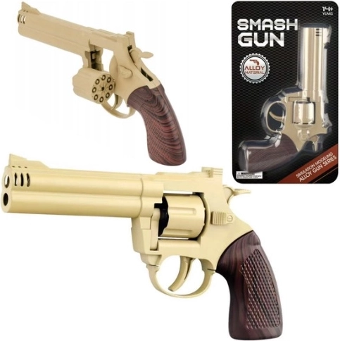 Metall-Zündplättchenrevolver in Sandfarbe