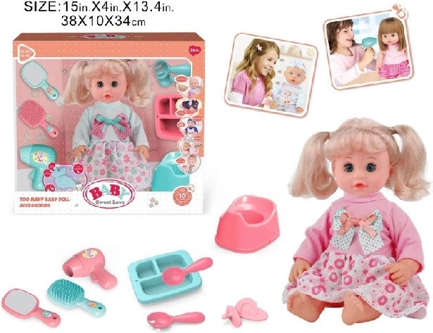 Baby Sweet Love interaktive Babypuppe mit Töpfchen und Zubehör