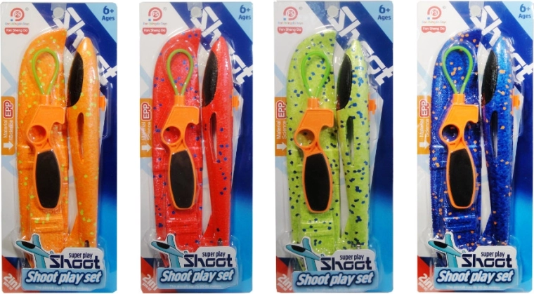 Schaumflugzeug mit Abschussvorrichtung