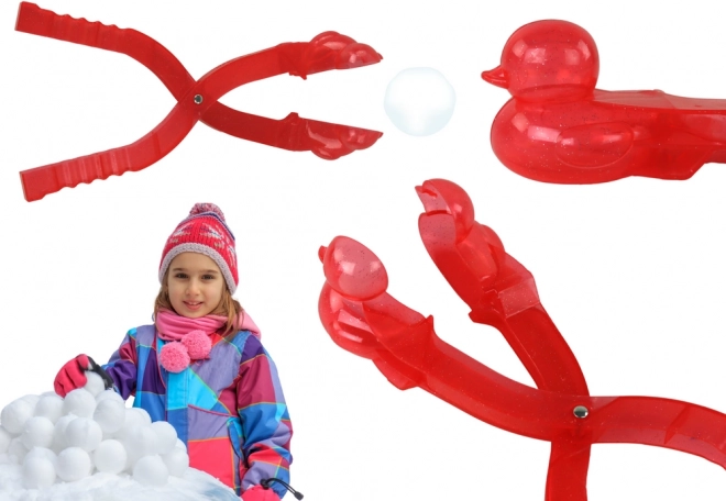 Schneeballformer – Form für Schneeeendchen, rot