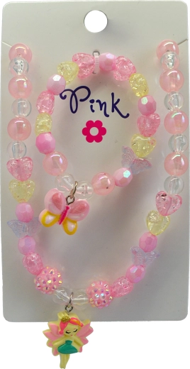 Set aus Halskette und Armband mit Schmetterlingsmotiv SPARKYS