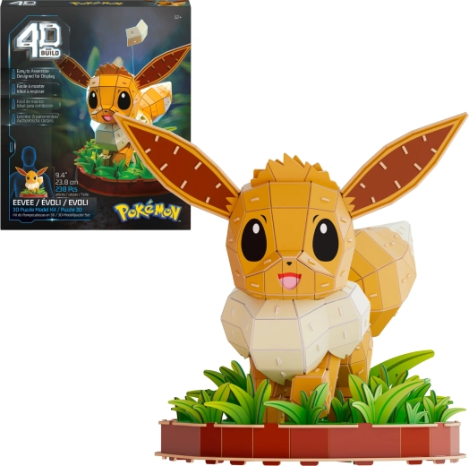 Spin Master 4D Build Pokémon Eevee 3D-Puzzlemodell zum Zusammenbauen