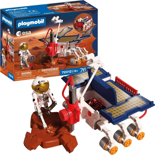 Playmobil Weltraummission Mars – Rover und ESA-Astronaut mit Zubehör, 76 Teile