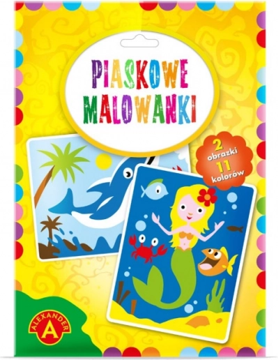 Sandmalerei Meerjungfrau und Delfin – Kreativset für Kinder