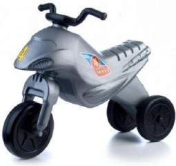 Dreirädriges Laufrad Super Bike, silber, 44 cm