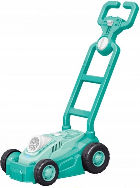 Seifenblasen-Rasenmäher blau