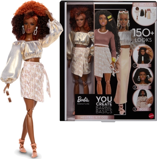 Barbie Signature You Create – Premium personalisierbare Puppe mit Zubehör, neutrales Set