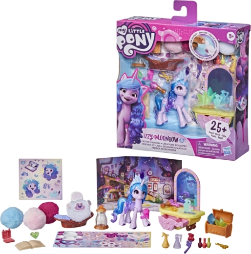Hasbro My Little Pony Glitzerszenen Spielset Pony mit Zubehör