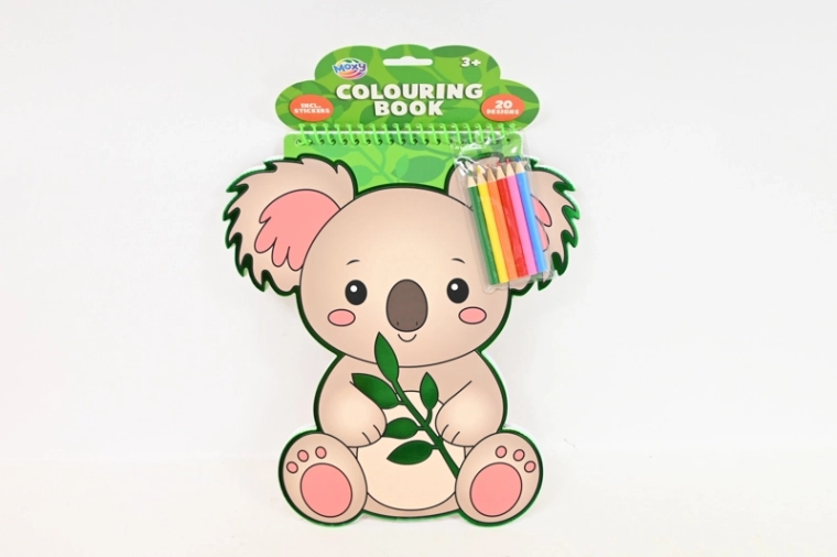 CCG Malbuch Koala (20 Blätter) + 6 Buntstifte