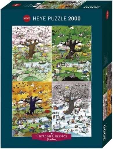 Puzzle 2000 Teile HEYE – Vier Jahreszeiten