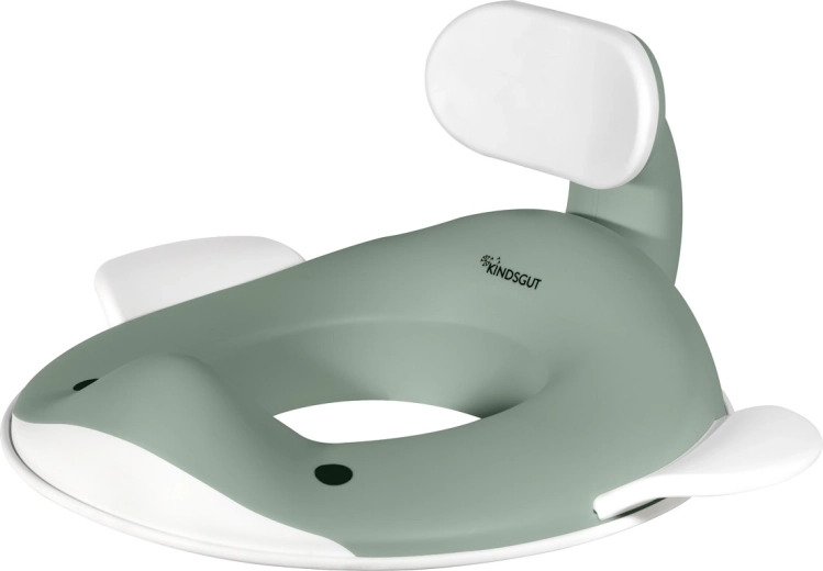 Kindsgut Toilettensitz für Kinder Wal pistazienfarben