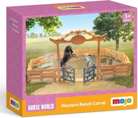 Western-Ranch für Kinder mit Pferd und Cowboy