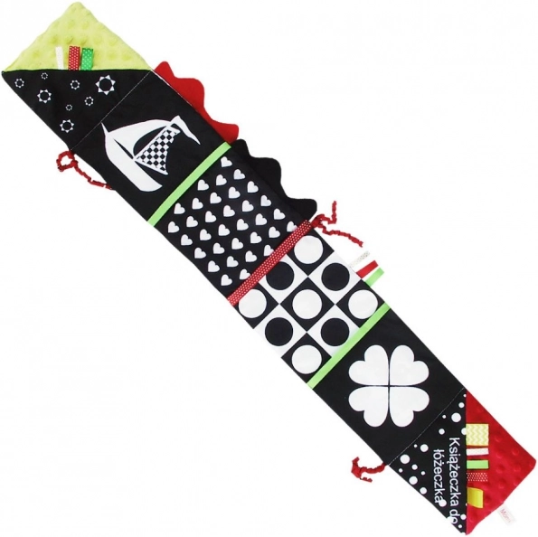 Sensorisches Bettbuch – weiches Schutz-Mantelbuch für Babys