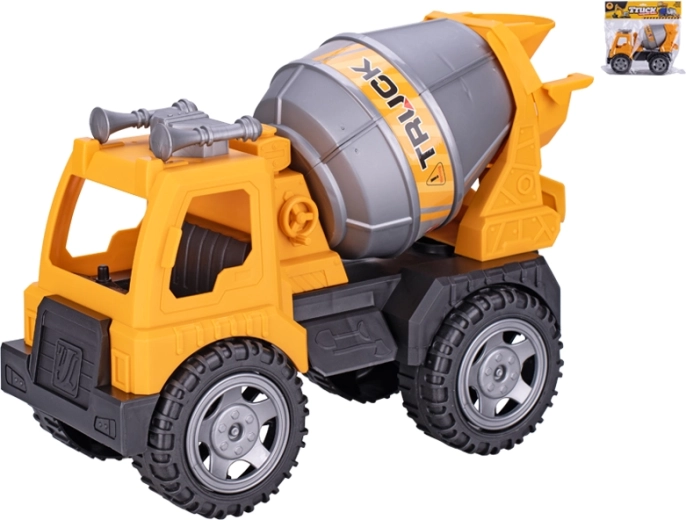 Plastischer Betonmischer-Lkw 30 cm mit Freilauf