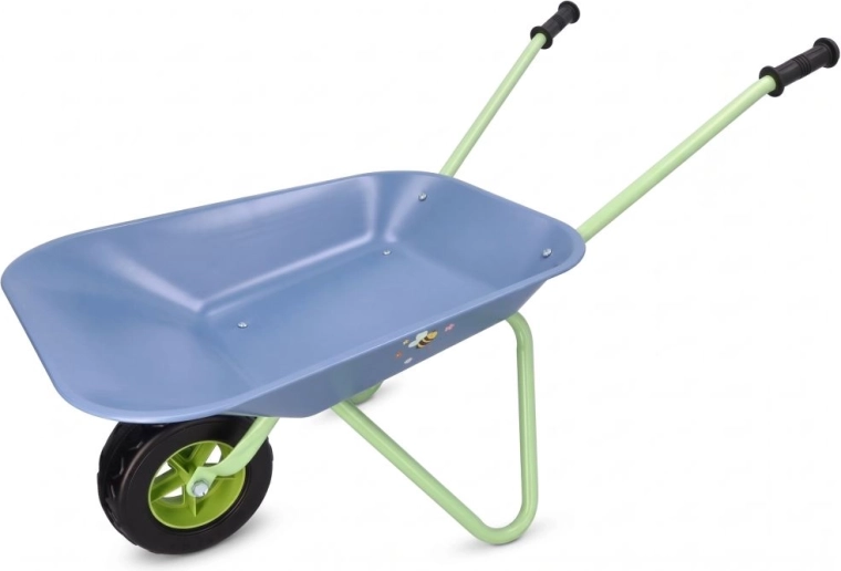 Metall-Garten-Schubkarre für Kinder Adam Toys – blau