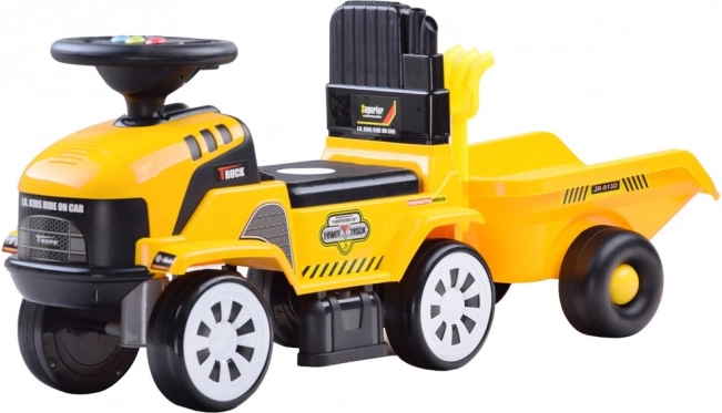 Rutschfahrzeug Traktor mit Anhänger und Melodien für Kinder – Traktor