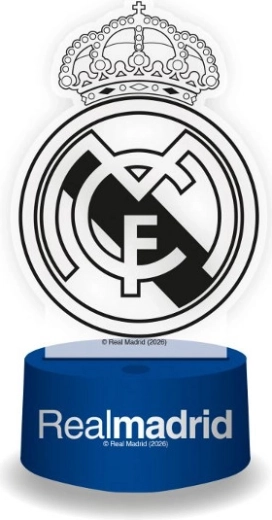 Dekorative LED-Lampe Real Madrid im Retro-Stil