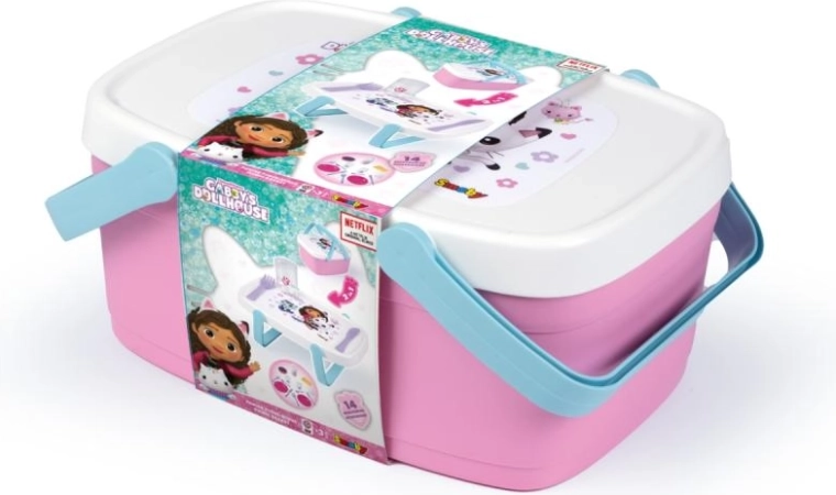 2-in-1 Picknickkorb GABBY’S DOLLHOUSE mit Tischchen