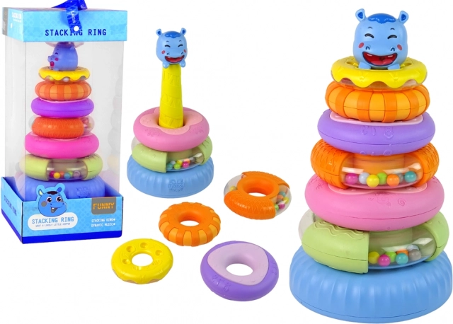 Bildungspyramide Bunte Ringe