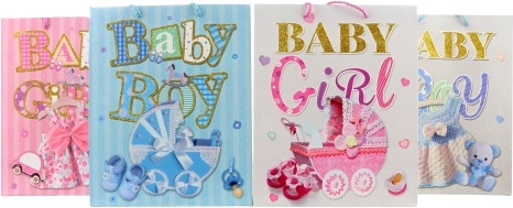 Geschenktasche zur Geburt eines Babys