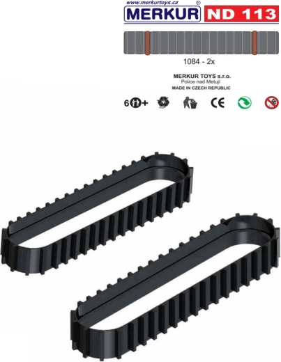 Merkur Gummiketten ND113 – Ersatzteil