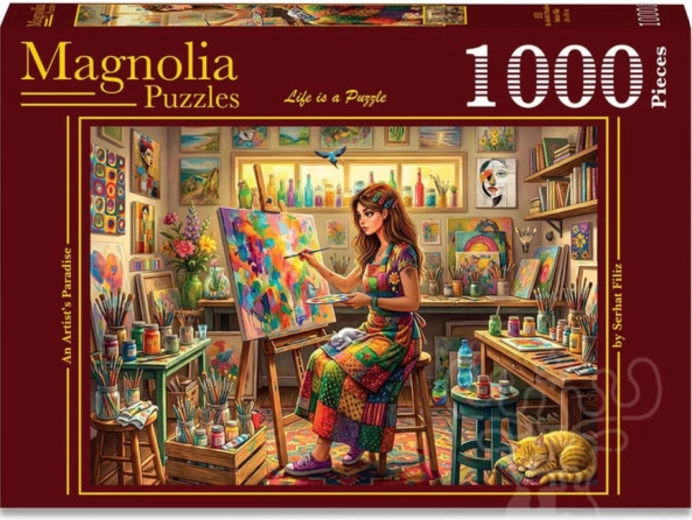 Magnolia Puzzle „Paradies der Künstler“ 1000 Teile