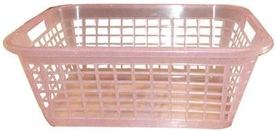 Korb für Windeln und Wäsche aus Kunststoff 48 × 38 × 19 cm, Farbmix