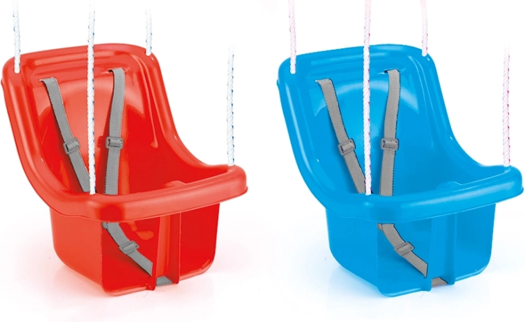 Große Kinderschaukel mit Sicherheitsgurt