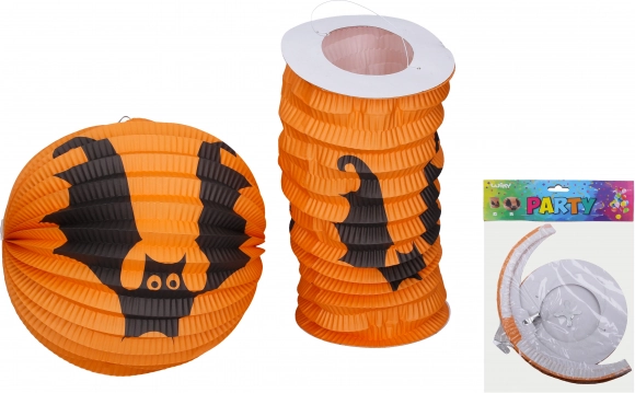 Set Papierlaternen - Kugel 25 cm und Zylinder 15 cm