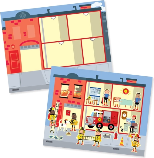 Stickerbuch Meine Stadt – wiederverwendbare Aufkleber MELISSA & DOUG
