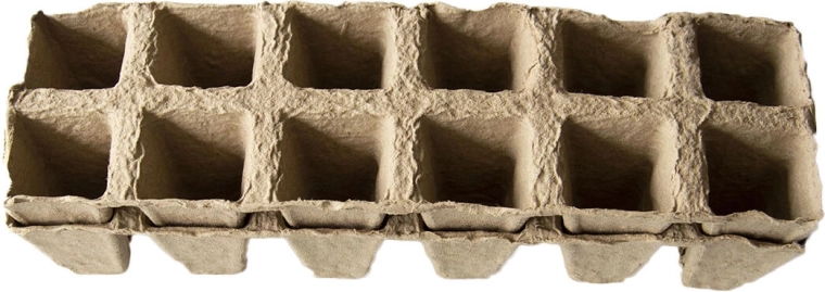 Papier-Anzuchtplatten mit 12 Zellen (2 Stk.)