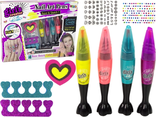 Nagel-Malset – 4 Nagellackstifte