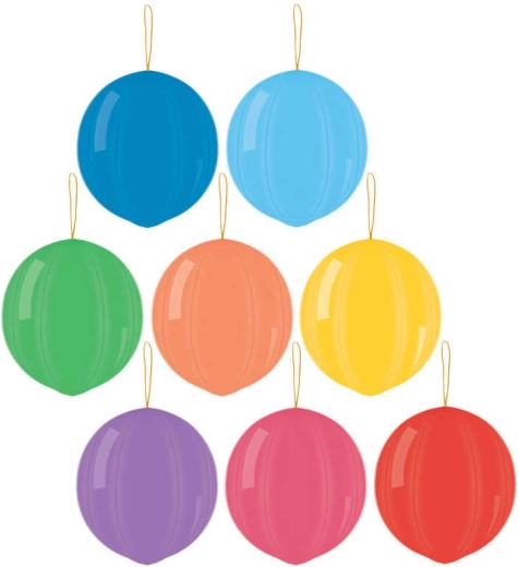 Gemar aufblasbarer Punch-Ball-Ballon, pastellfarben, mit Gummiband 45 cm - 1 Stück