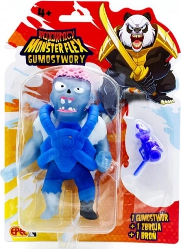 Gumostwory-Figur – Weltraum-Zombie-Kämpfer mit leuchtender Laserpistole